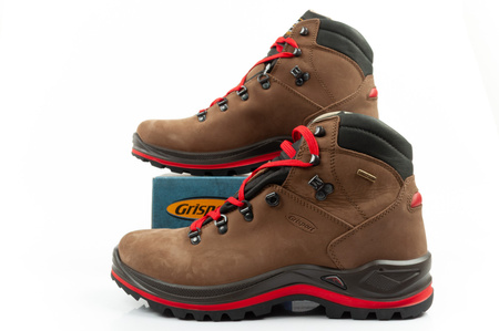 Grisport Marrone Herren-Wanderstiefel, wasserdichtes Leder, Braun
