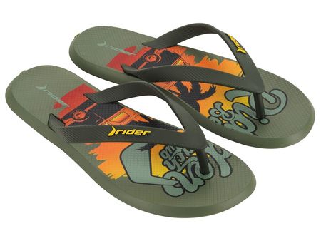 Rider R1 Energy VII Ad Herren Flip-Flops, bequem, grün, modisch [83633 AY965]
