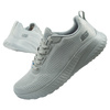 Skechers Bobs Squad Chaos Damen-Sneaker, leicht, modisch, Grau