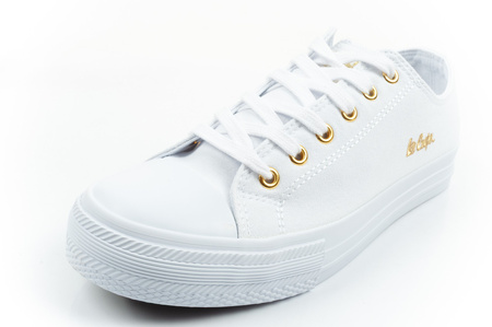 Lee Cooper Damen-Sneaker, modisches Weiß, bequem