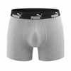 Puma Herren-Boxershorts, 6er-Pack, Schwarz, Grün, Grau