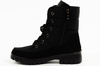 Progress Damen-Winterstiefel, Schwarz, Gefüttert, Lammfellfutter