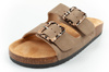 Lee Cooper Damen-Sandalen zum Hineinschlüpfen, Khaki, bequem und leicht