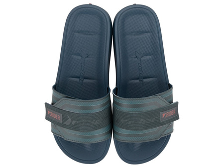 Rider Walk Herren Flip-Flops, sportlich, bequem, marineblau, mit Klettverschluss [12394 BB533]