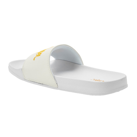 Lee Cooper Damen-Sneaker, Slipper, bequem, leicht, weiß, gelb