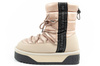 D.Franklin Damen Winterstiefel, modische, isolierte Stiefeletten in Gold