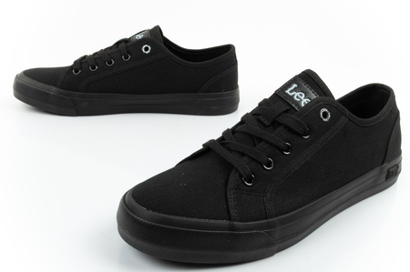 Lee Ava Low Herren-Sneaker, Schwarz, Modisch, Bequem