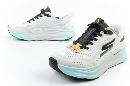 Skechers Max Run Herren-Sneaker, Weiß, Slipper