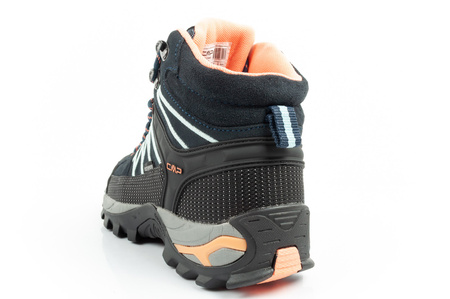 CMP Rigel Damen-Wanderschuhe, Leder, strapazierfähig, wasserdicht, Overknee, Marineblau