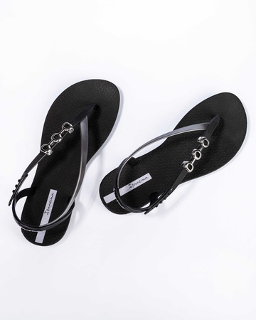 Ipanema Sandal Rio Damen-Flip-Flops, modisch und bequem, Schwarz