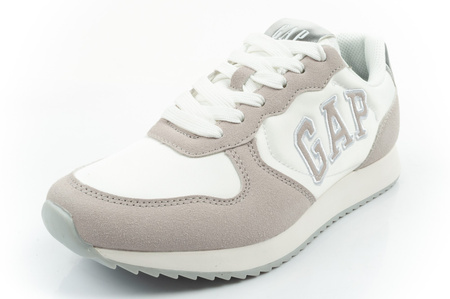 Gap Damen-Sneaker „Nashville Arch Logo“, modisch, bequem, Weiß, Beige