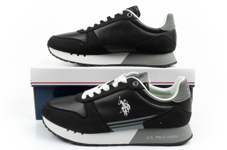U.S. Polo Assn Sportschuhe Herren Sneakers modisch bequem Schwarz