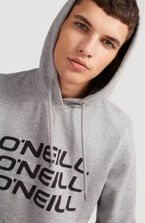 O'Neill Herren-Kapuzenpullover mit dreifachem Känguru-Muster, Modisches Grau