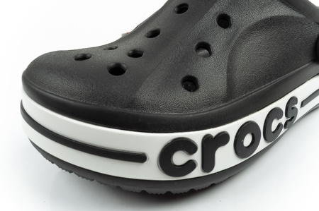 Crocs Bayaband Clog-Sandalen für Kinder, Schwarz, bequem und leicht