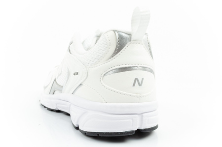 New Balance Herren-Sportschuhe, strapazierfähig, modisch, Weiß und Silber