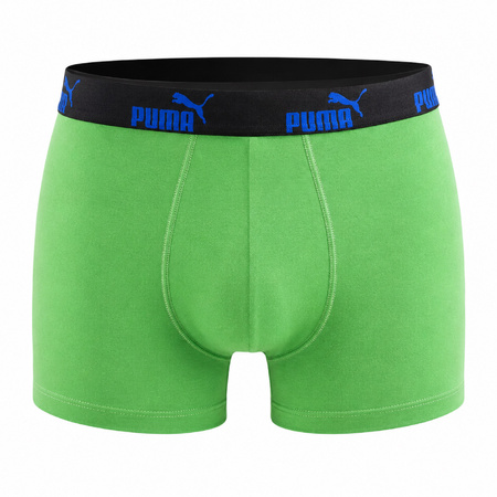 Puma Herren-Boxershorts, 6er-Pack, Schwarz, Grün, Grau