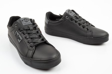 Lee Cooper Herren-Sneaker, modisch, Schwarz