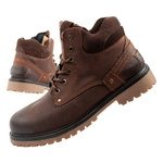 Wrangler Yuma Herren Chelsea Boots, elegante Lederstiefelette, Dunkelbraun