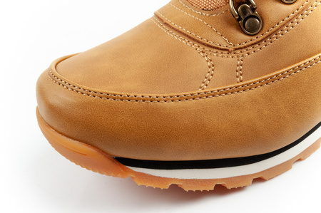 Lee Cooper Herren Winter-Wanderschuhe mit isoliertem Knöchelriemen, Braun