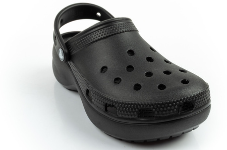 Crocs Klassische Plateau-Clog-Sandalen für Damen und Herren, Schwarz, Unisex, modisch