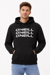 O'Neill Herren-Kapuzenpullover mit dreifachem Känguru-Motiv, Schwarz, Modisch