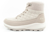 Lee Cooper Damen Winter-Wanderschuhe, Creme, Kunstleder