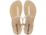 Ipanema Sandal Class Damen-Flip-Flops in Hellbeige mit Gold