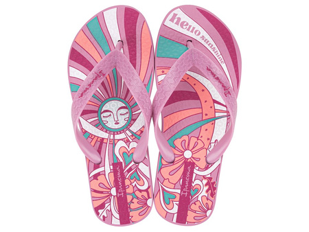 Die Ipanema Classic Happy Kinder-Flip-Flops sind bequem für den Strand