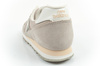 New Balance 373 Damen-Sneaker, Modisches Leder, Beige, Weiß