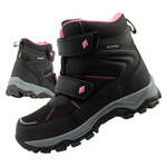 Lee Cooper Kinder-Winterstiefel, wasserdicht und isoliert, Schwarz