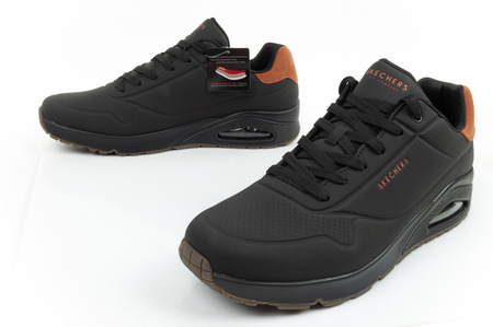 Skechers Uno Herren-Sportschuhe [183004/BBK], Schwarz.
