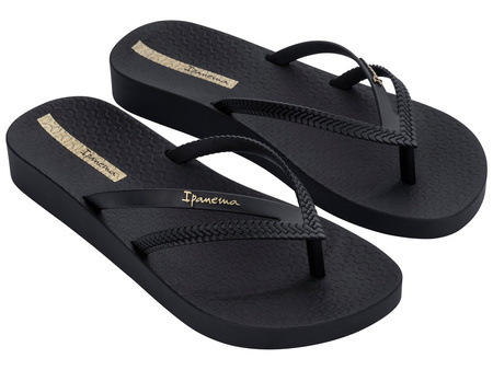 Ipanema Damen-Flip-Flops Bossa Soft V, bequem, schwarz, modisch