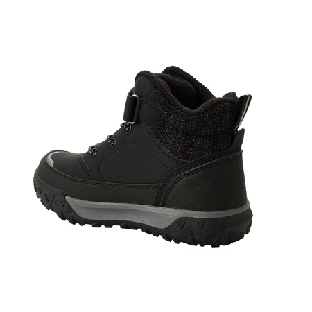Lee Cooper Schwarze, gefütterte Stiefeletten mit Klettverschluss