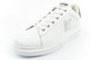 Karl Lagerfeld Herren-Sneaker Kapri, Weiß, Echtleder