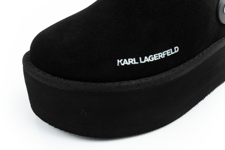 Karl Lagerfeld Thermoschuhe isolierte Slipper Pantoletten mit Fell [KL48502 50X]
