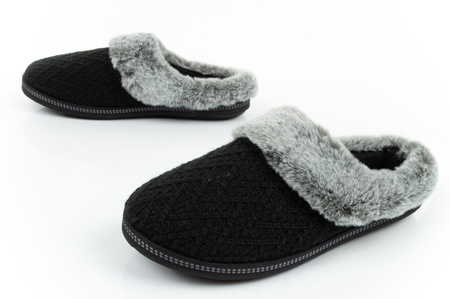 Skechers Damen-Hausschuhe [167225/BLK] isoliert, schwarz.