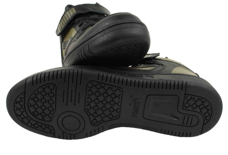 Puma Rebound Strap Herren Winterschuhe [386376 02] grün, schwarz.