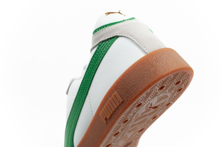 Puma Club II Era Herren-Sneaker, Leder, Weiß, Grau, Grün
