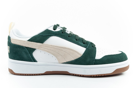 Puma Rebound v6 Herren-Sneaker, modisch, bequem, Weiß, Grün