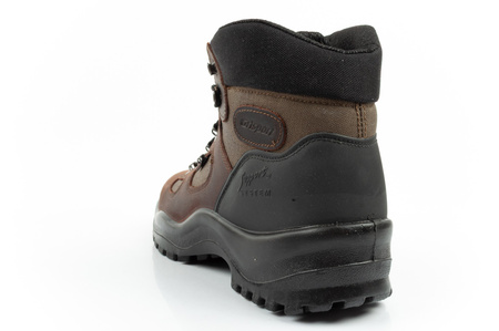 Grisport Herren-Wanderstiefel aus wasserdichtem Leder, Braun/Schwarz