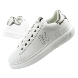 Karl Lagerfeld Herren-Sneaker Kapri, Weiß, Echtleder