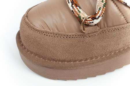 D.Franklin Damen-Winterschuhe [DFSH375003-TAUP], braun.