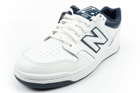 New Balance 480 Herren-Sneaker, Weiß, Marineblau, Modisches Leder