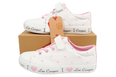 Lee Cooper Kinder-Sneaker [LCW-24-02-2159K], weiß.