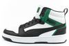 Puma Rebound v6 Herren-Sportschuhe [392326 16], Schwarz, Weiß und Grün.
