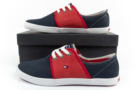Tommy Hilfiger Herren Sportschuhe Sneakers modisch bequem marineblau [FM56819315 611]