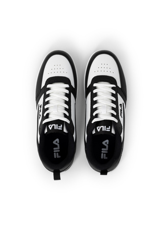 Fila Rega Herren-Sportschuhe, Sneaker, modisch, bequem, strapazierfähig, Schwarz-Weiß