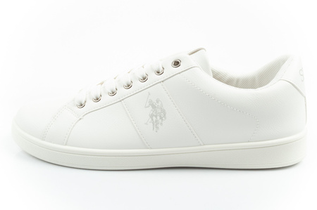 U.S. Polo Assn. Herren-Sneaker, modisch, weiß, bequem
