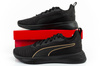 Puma Flyer Flex Sport-Schuhe Sneakers Damen leicht bequem schwarz