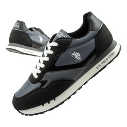 U.S. Polo Assn. Herren-Sneaker, modisch und bequem, Grau